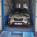 В Пятигорске смонтирован автомобильный подъемник снаружи здания 